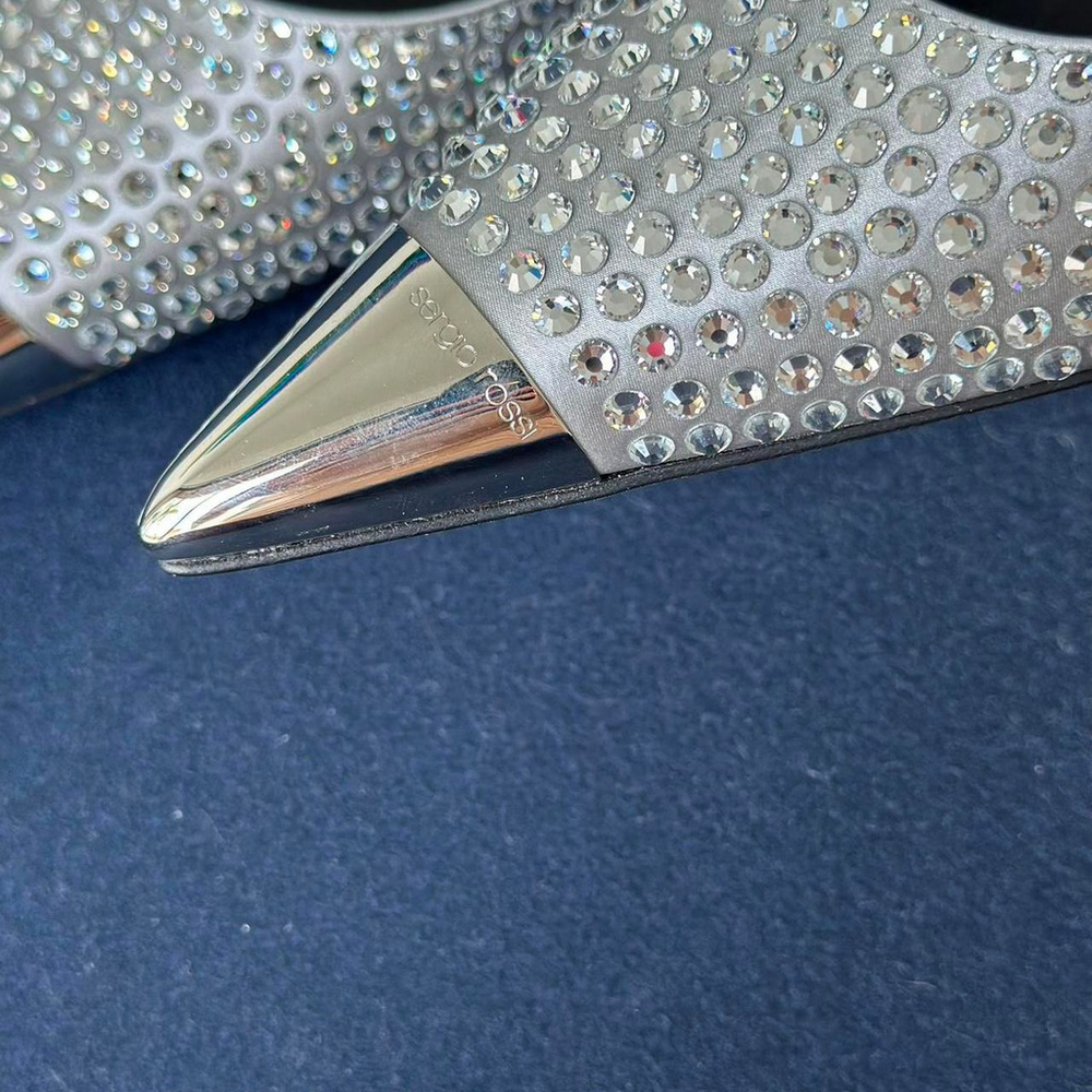 NWT Authentic - Sergio Rossi 
x Area 95mm rhinestone pumps size 39EU - Picture 6 of 13